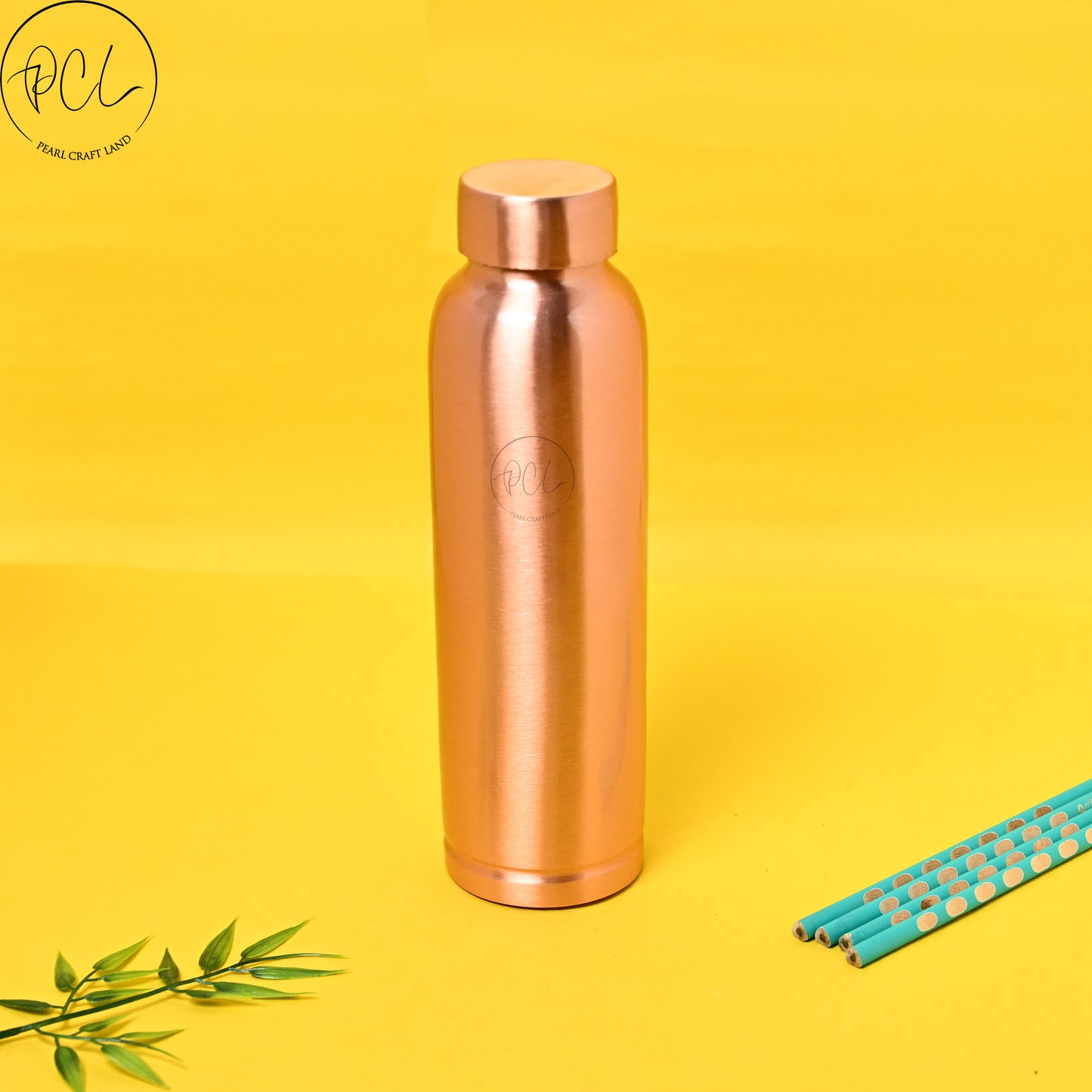 PCL Pure Copper Water Bottle Summer Bottle Good For Health Capacity 1000 ML