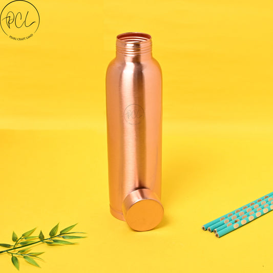 PCL Pure Copper Water Bottle Summer Bottle Good For Health Capacity 1000 ML