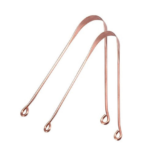 Pure Copper Tongue Cleaner Set of 2