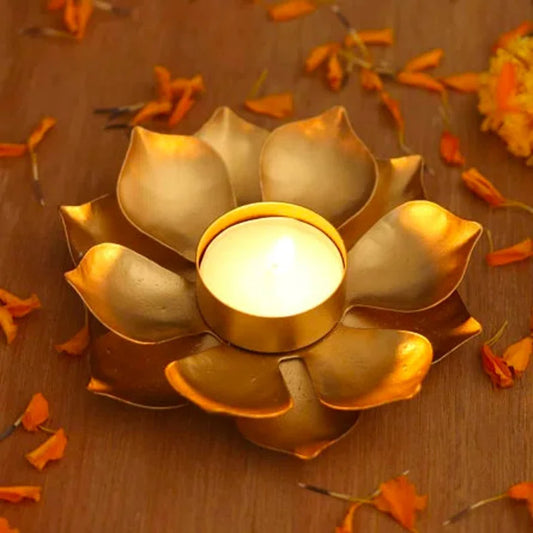Lotus Diya For Diwali with Tea light holder Diwali Special