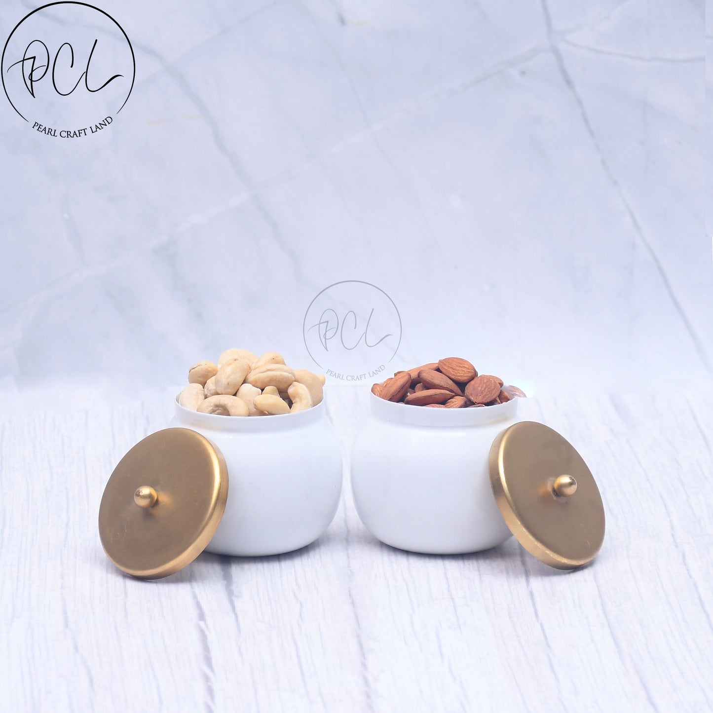 Exclusive Dryfruits Jar Containers for Home & Kitchen Storage Box Set of 2 with Royal Gifting Box