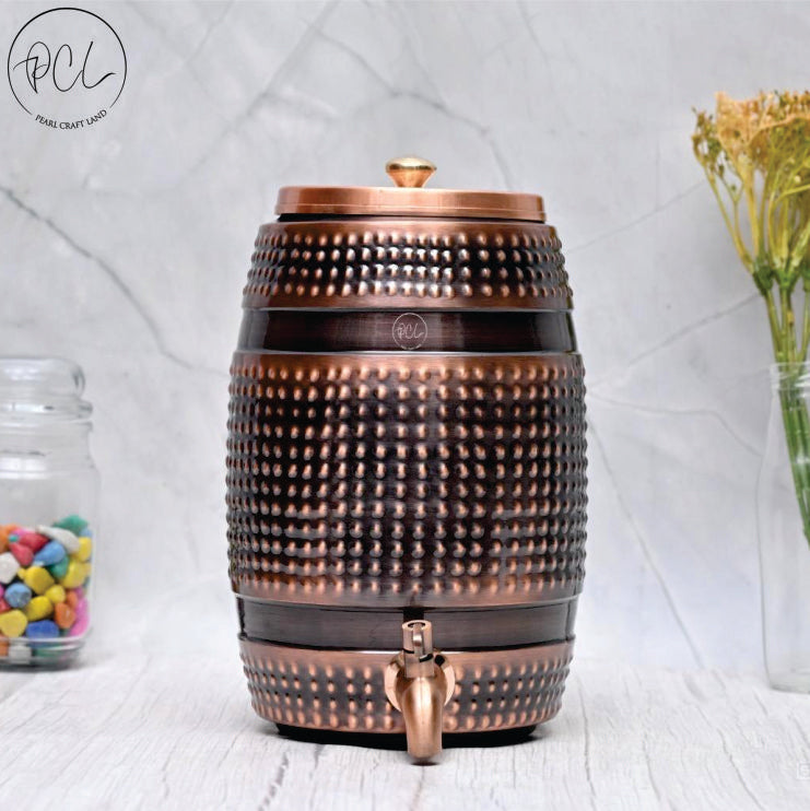 Pure Copper Water Dispenser Barrel Bubble Designed.