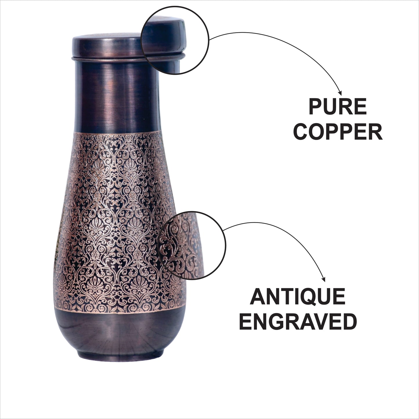 Pure Copper Bedside Jar